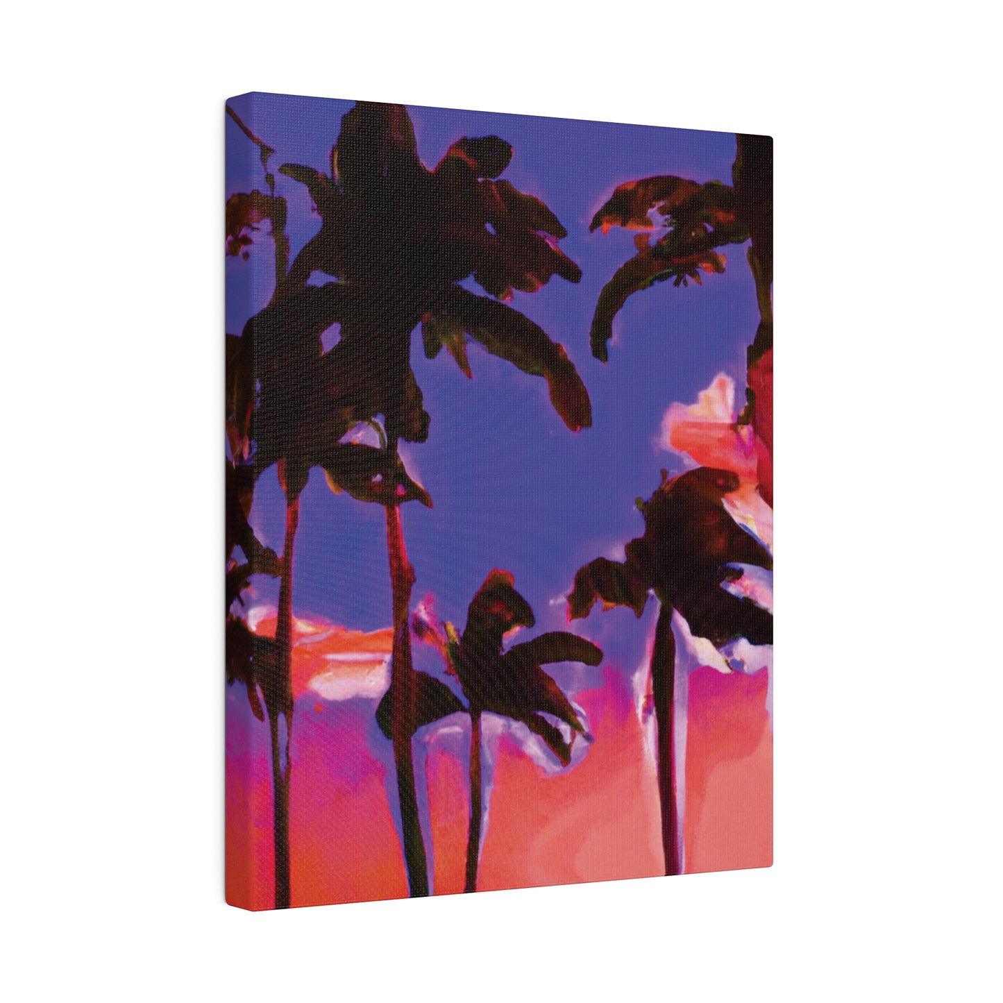 1387K - Miami Beach Sunset Painting Print | Miami | Beach | Sunset | Poster | Home Decor | Wall Art | Canvas