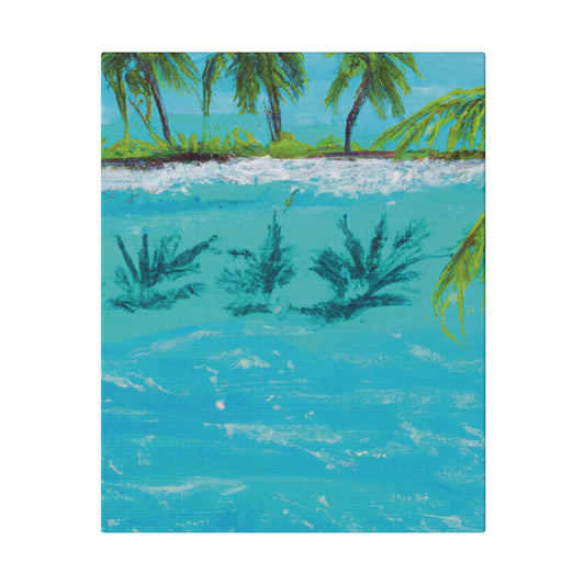 8321K - Bahamas Ocean Painting Print | Bahamas | Ocean | Beach | Poster | Home Decor | Wall Art | Canvas