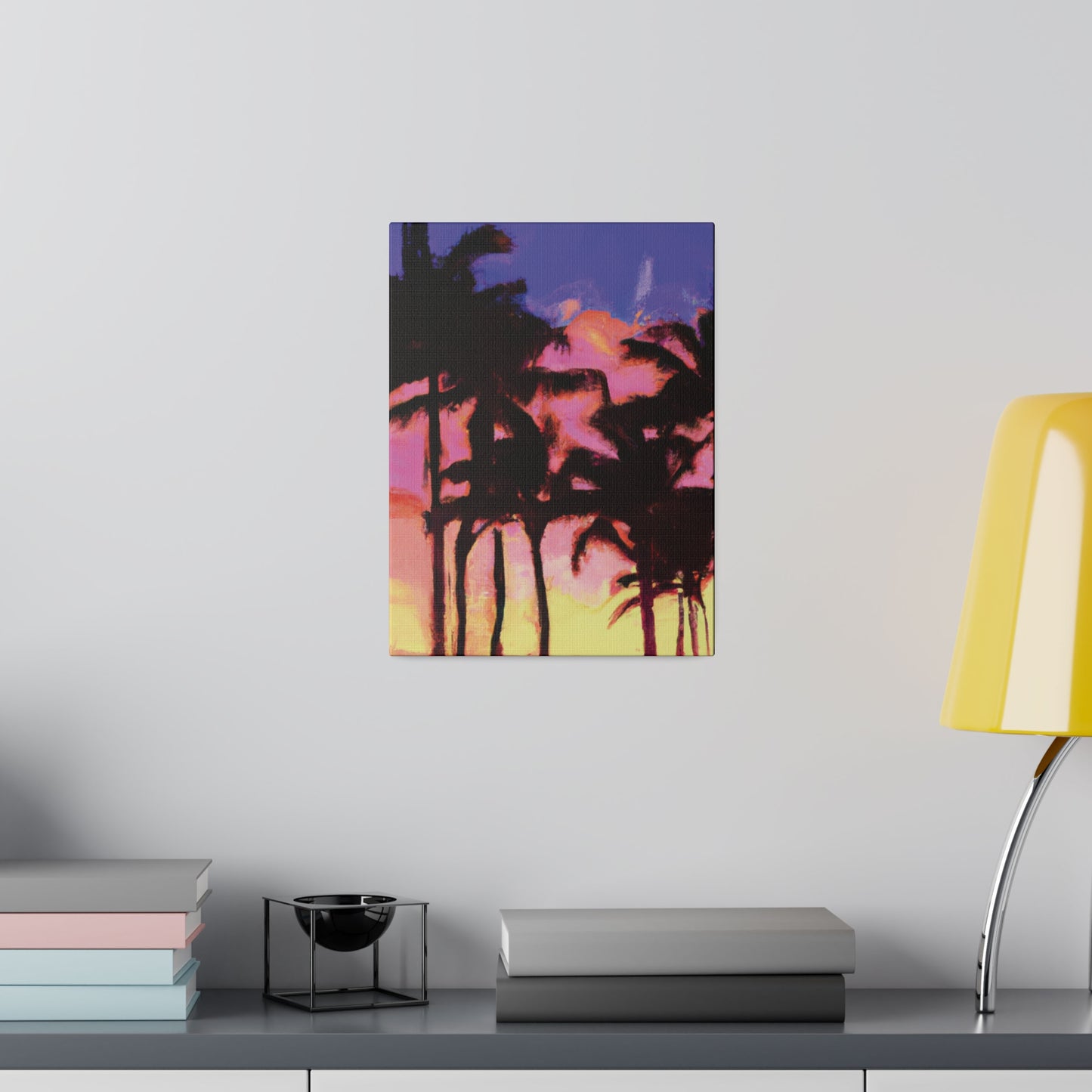 9365H - Miami Beach Sunset Painting Print | Miami | Beach | Sunset | Poster | Home Decor | Wall Art | Canvas