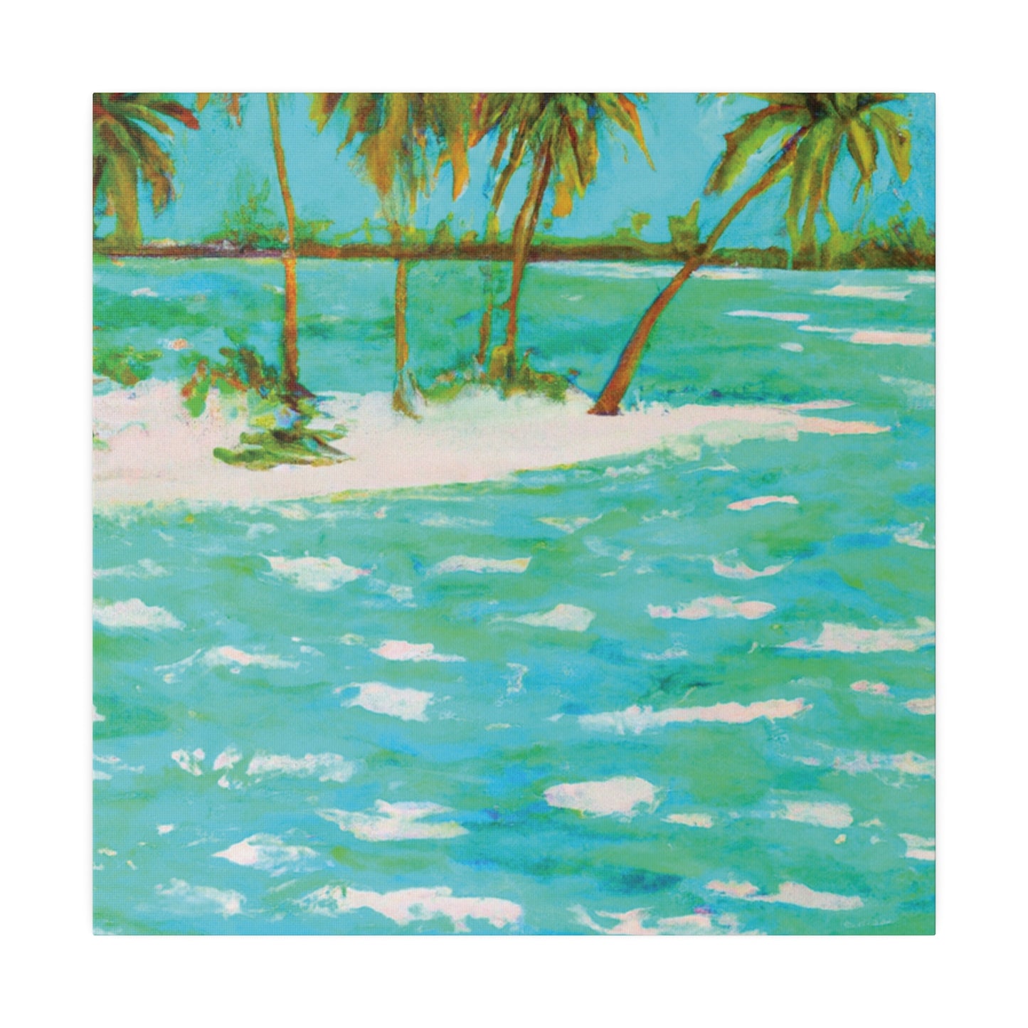 1193C - Bahamas Ocean Painting Print | Bahamas | Ocean | Beach | Poster | Home Decor | Wall Art | Canvas