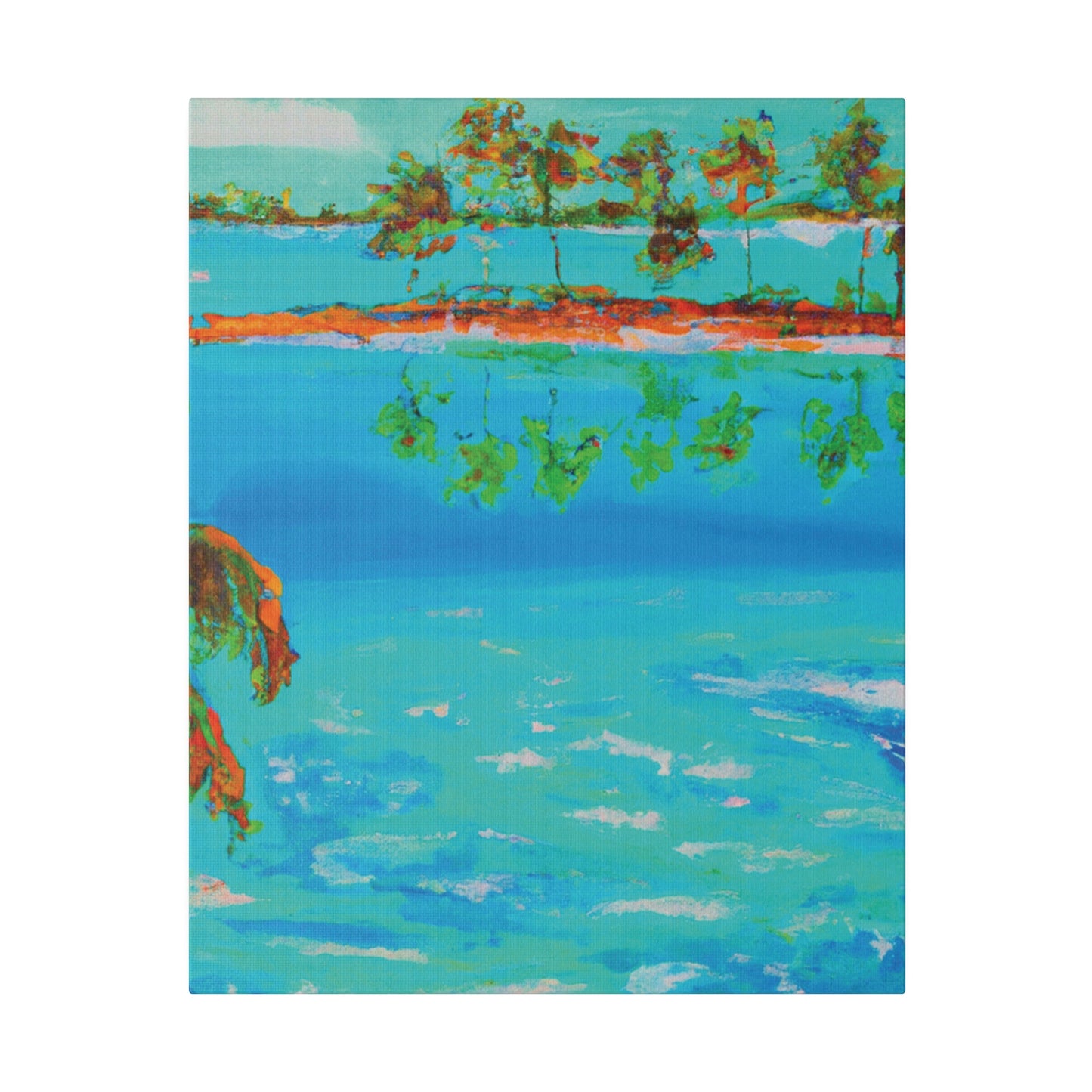 5171E - Bahamas Ocean Painting Print | Bahamas | Ocean | Beach | Poster | Home Decor | Wall Art | Canvas