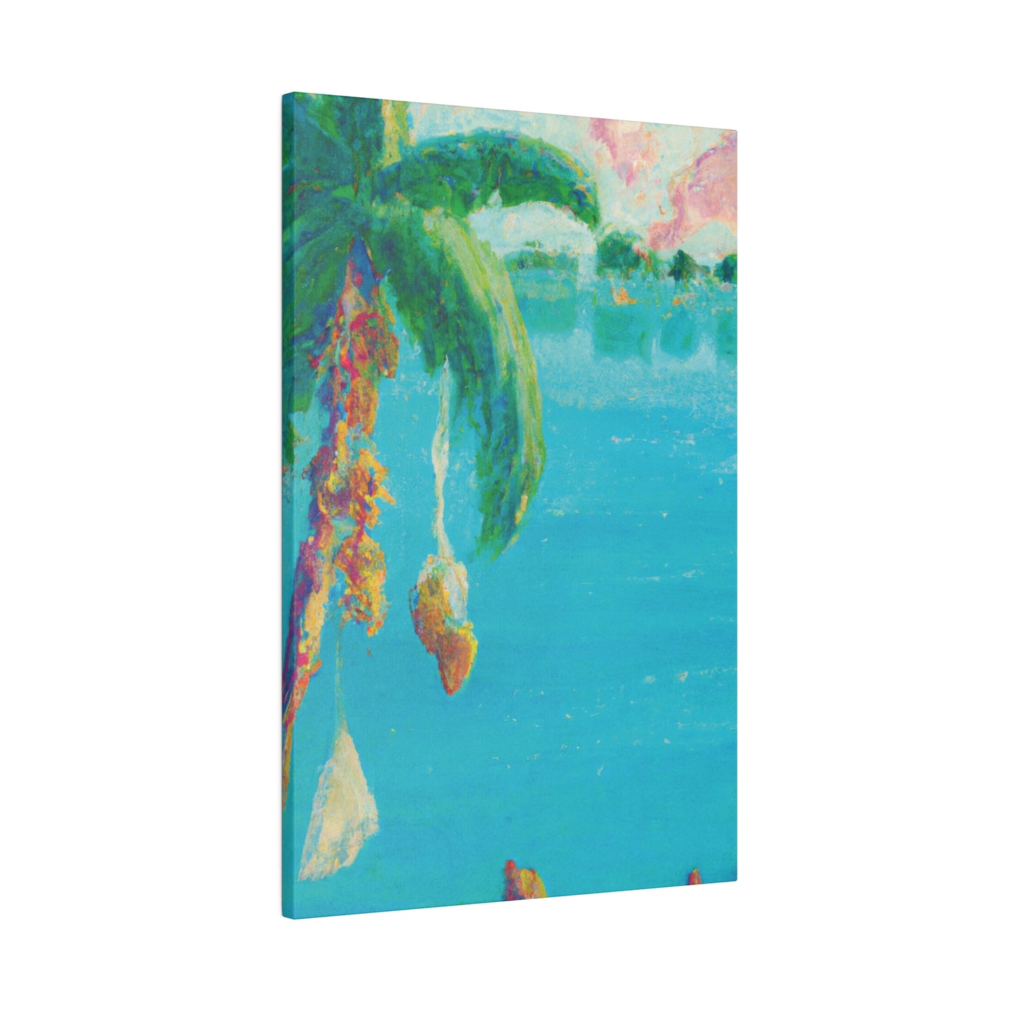 7357A - Bahamas Ocean Painting Print | Bahamas | Ocean | Beach | Poster | Home Decor | Wall Art | Canvas