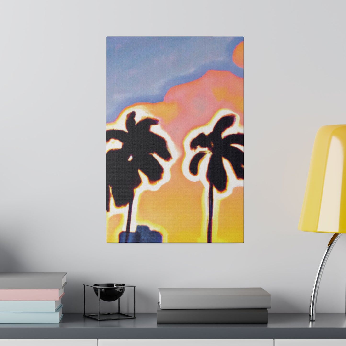 2766U - Miami Beach Sunset Painting Print | Miami | Beach | Sunset | Poster | Home Decor | Wall Art | Canvas