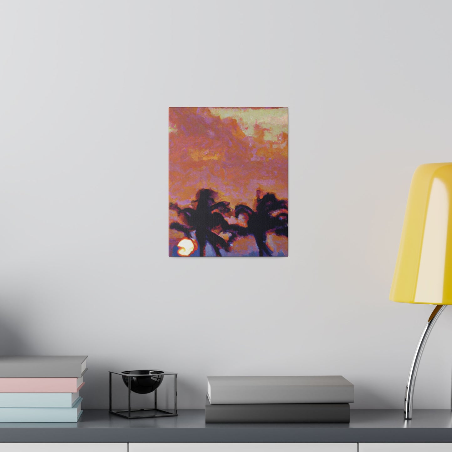 8235O - Miami Beach Sunset Painting Print | Miami | Beach | Sunset | Poster | Home Decor | Wall Art | Canvas