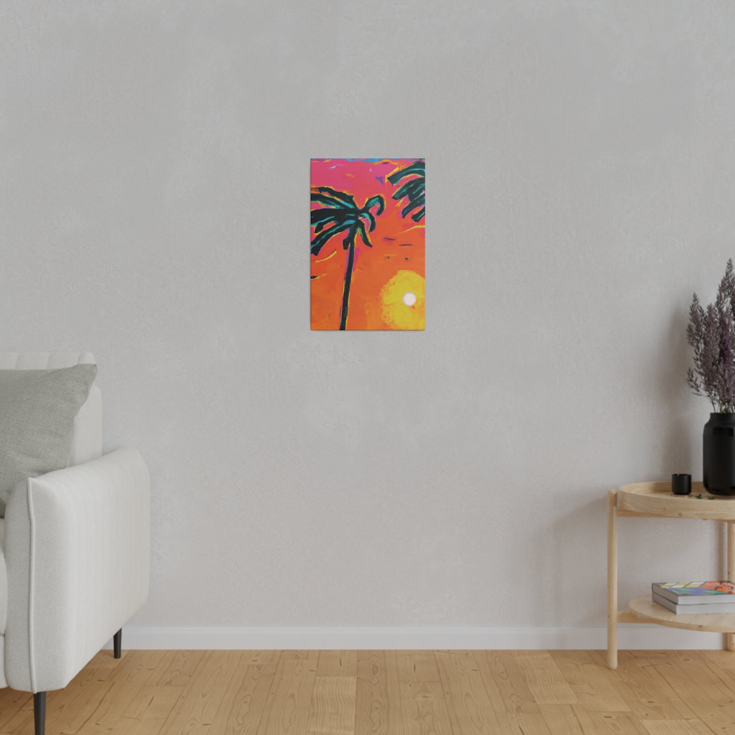 7273U - Miami Beach Sunset Painting Print | Miami | Beach | Sunset | Poster | Home Decor | Wall Art | Canvas