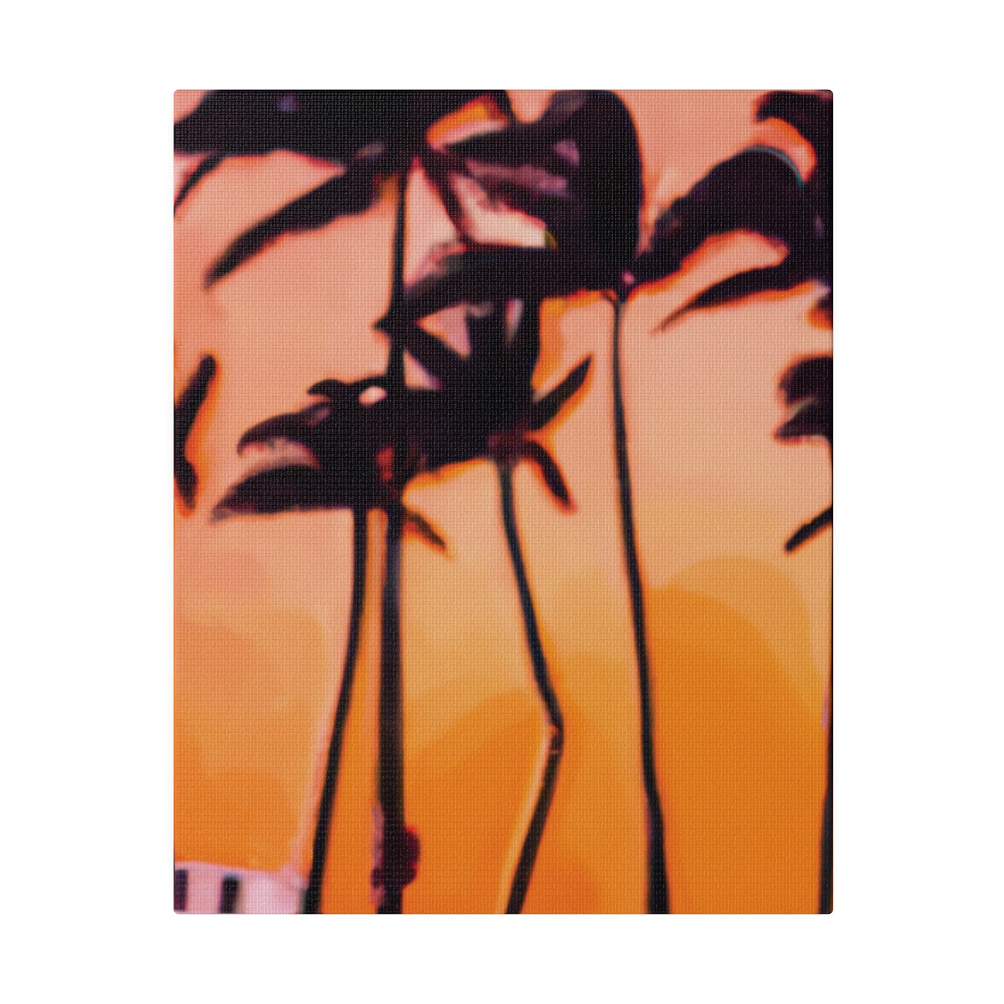 9837K - Miami Beach Sunset Painting Print | Miami | Beach | Sunset | Poster | Home Decor | Wall Art | Canvas