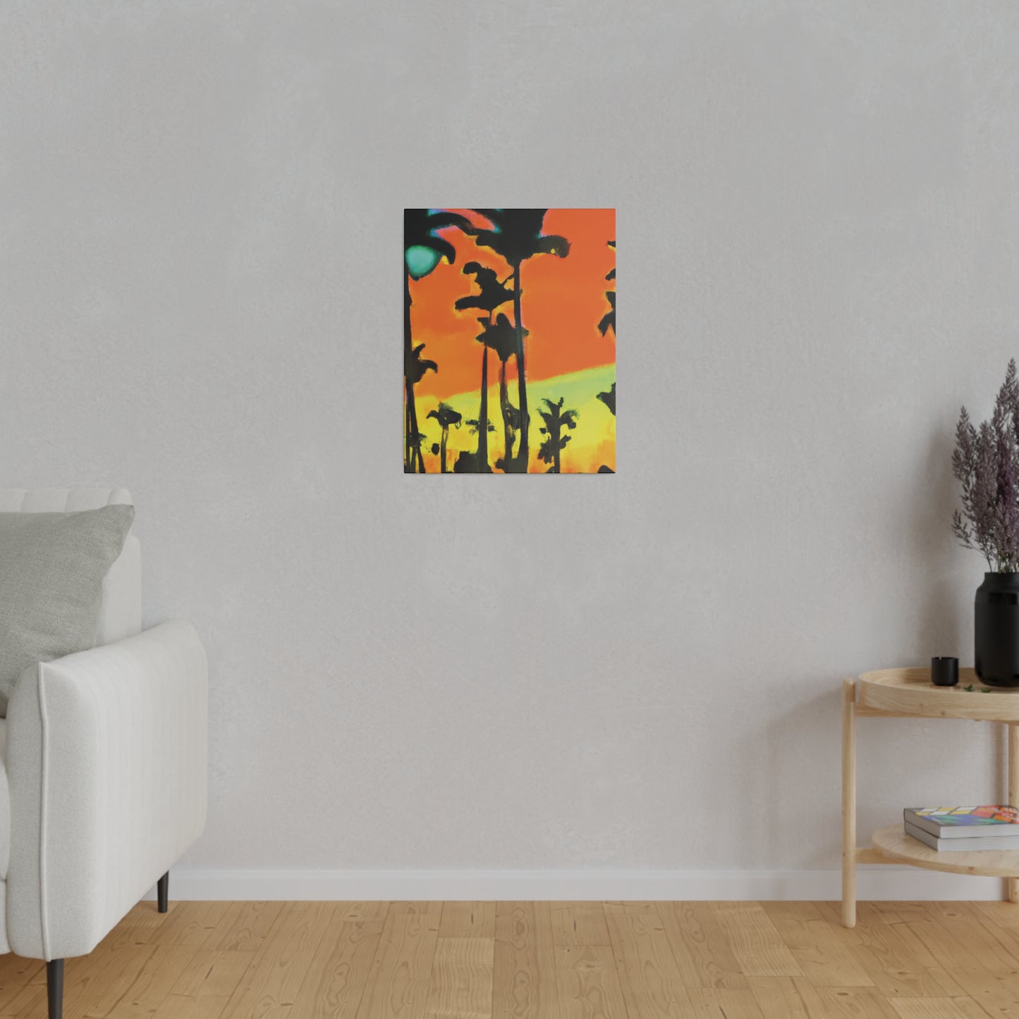 6096Q - Miami Beach Sunset Painting Print | Miami | Beach | Sunset | Poster | Home Decor | Wall Art | Canvas