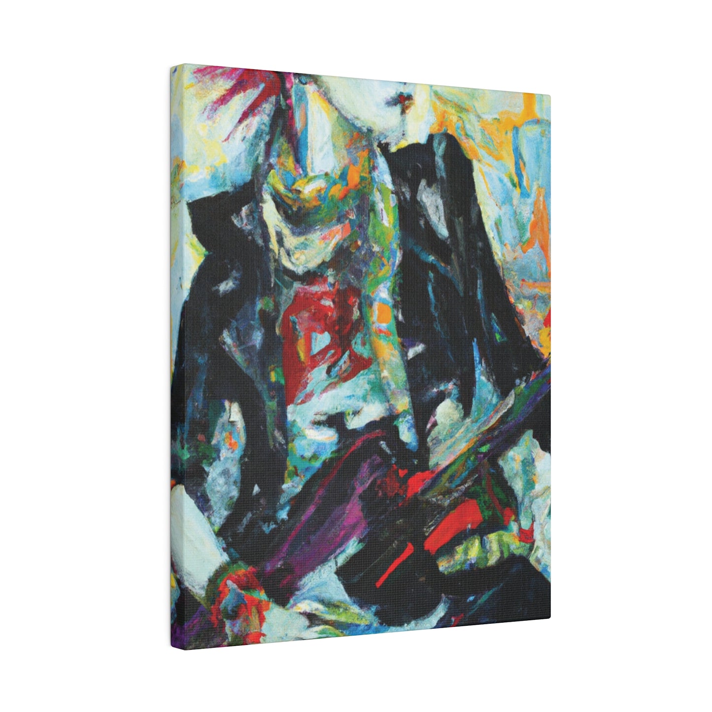 8915H - Rockstar Oil Painting Style Print | Poster | Home Decor | Wall Art | Music Art | Canvas