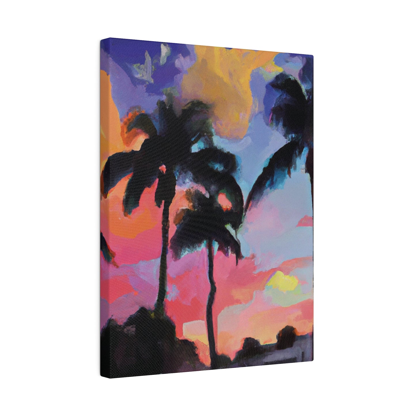 5334Q - Miami Beach Sunset Painting Print | Miami | Beach | Sunset | Poster | Home Decor | Wall Art | Canvas