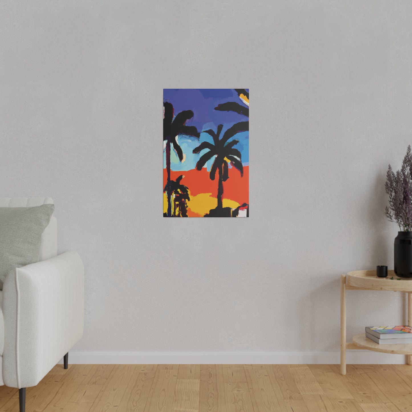 8634T - Miami Beach Sunset Painting Print | Miami | Beach | Sunset | Poster | Home Decor | Wall Art | Canvas