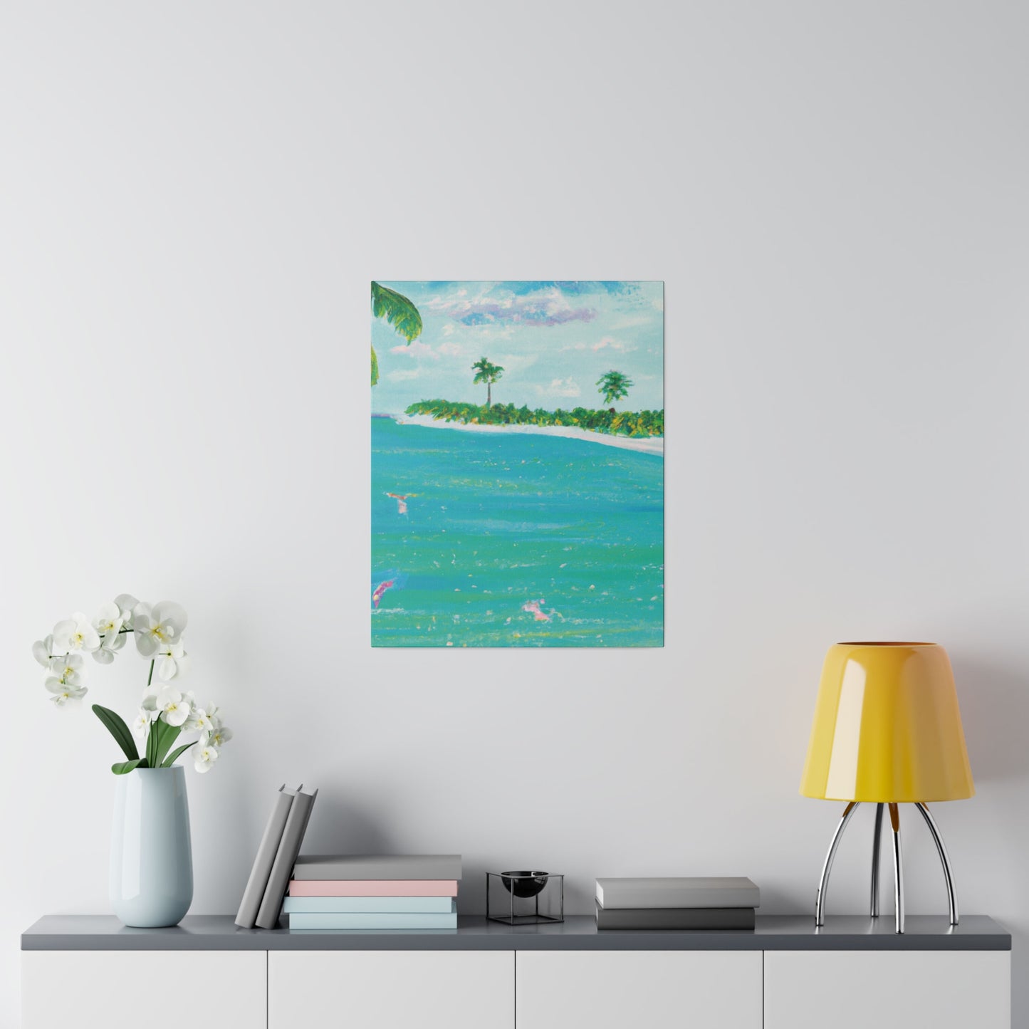 6576D - Bahamas Ocean Painting Print | Bahamas | Ocean | Beach | Poster | Home Decor | Wall Art | Canvas