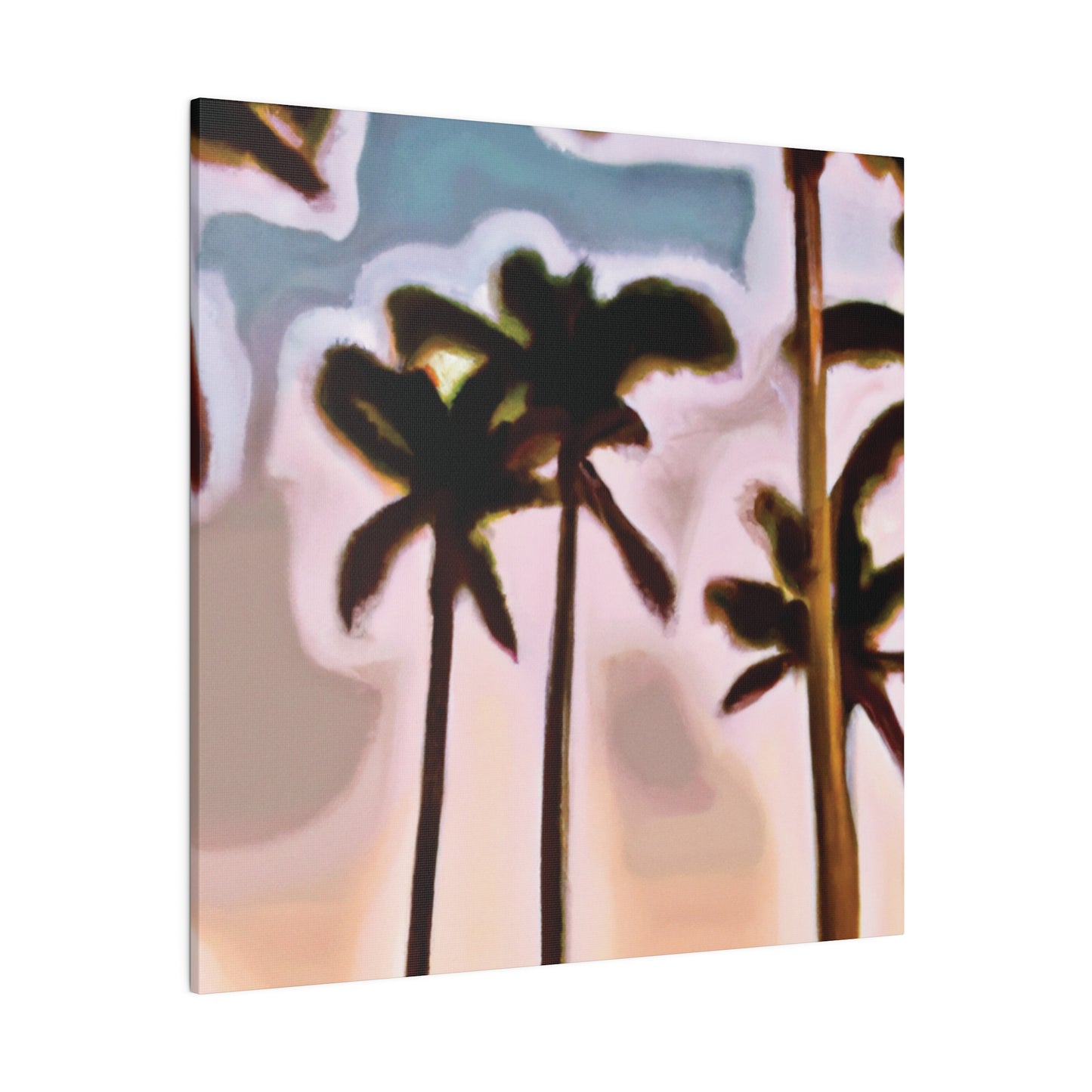 4828Q - Miami Beach Sunset Painting Print | Miami | Beach | Sunset | Poster | Home Decor | Wall Art | Canvas