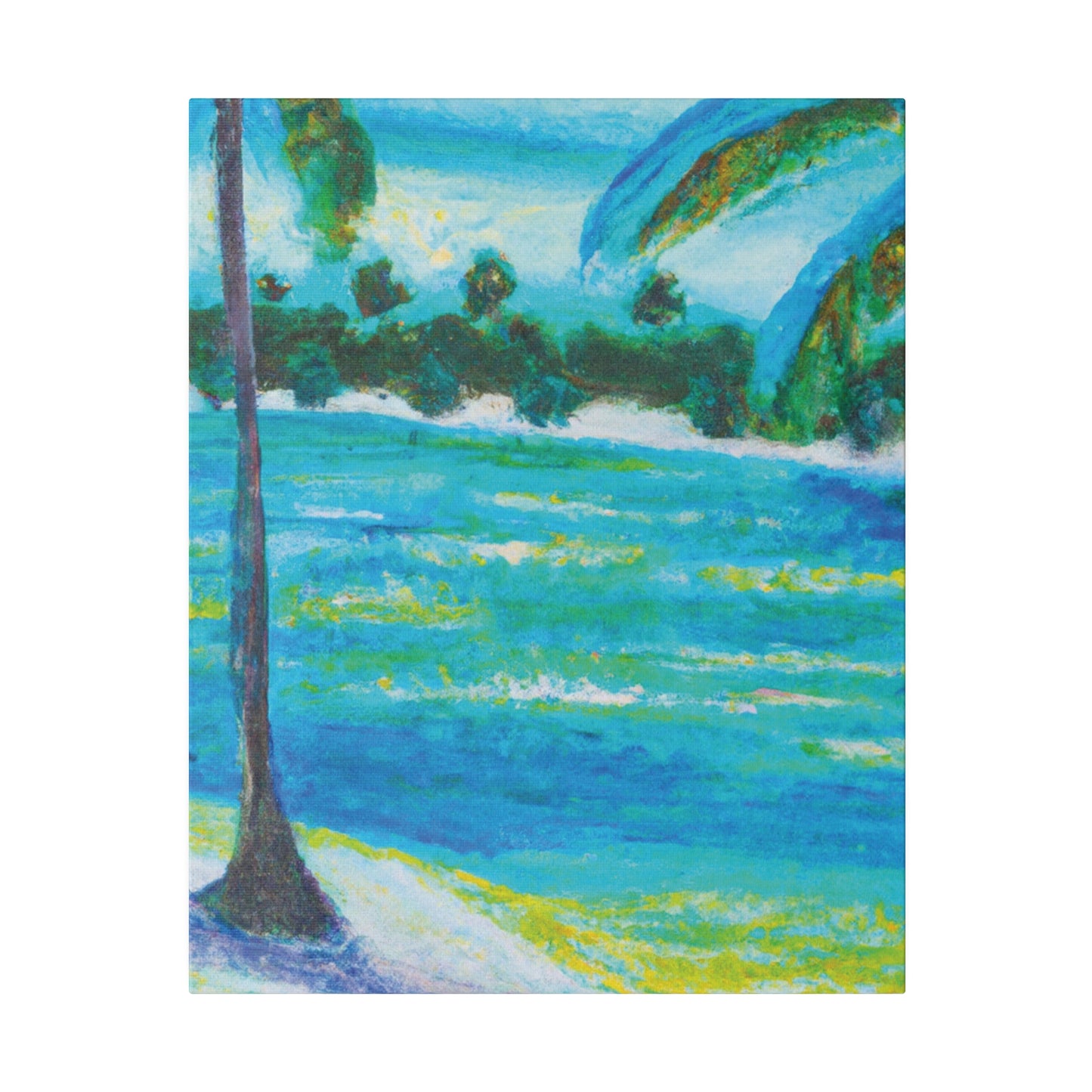 5874R - Bahamas Ocean Painting Print | Bahamas | Ocean | Beach | Poster | Home Decor | Wall Art | Canvas