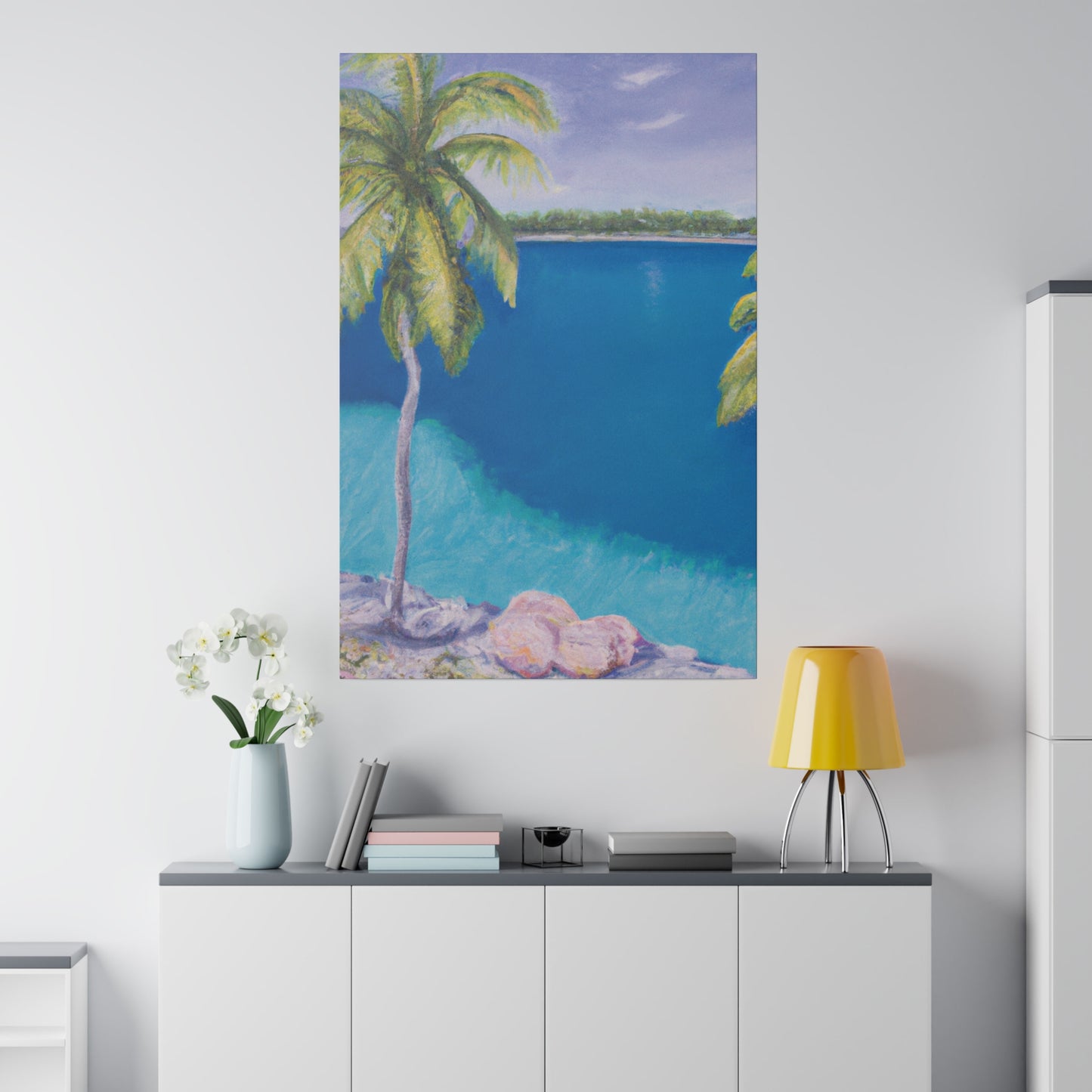 8739X - Bahamas Ocean Painting Print | Bahamas | Ocean | Beach | Poster | Home Decor | Wall Art | Canvas