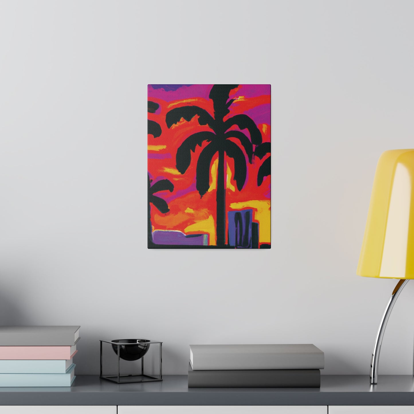 4066V - Miami Beach Sunset Painting Print | Miami | Beach | Sunset | Poster | Home Decor | Wall Art | Canvas