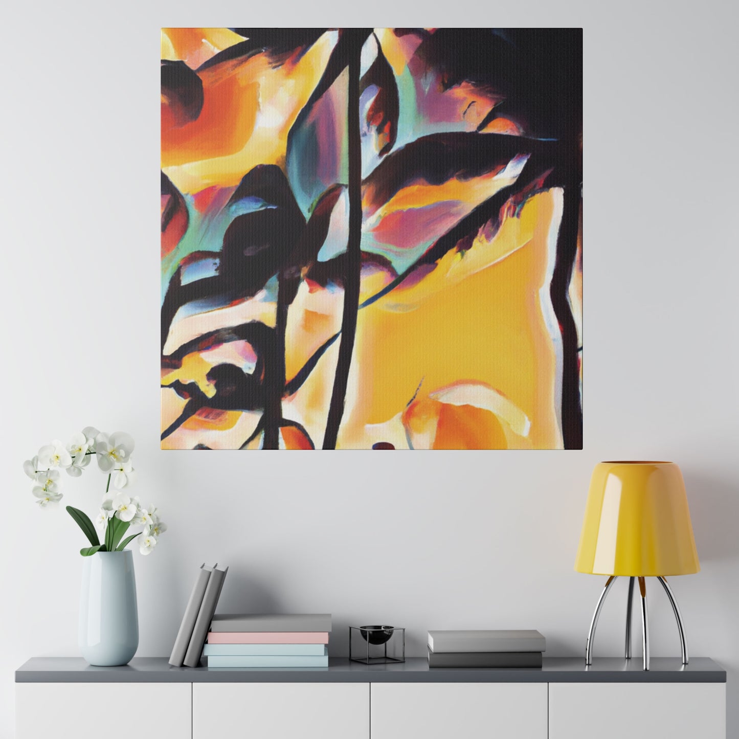 7343H - Miami Beach Sunset Painting Print | Miami | Beach | Sunset | Poster | Home Decor | Wall Art | Canvas