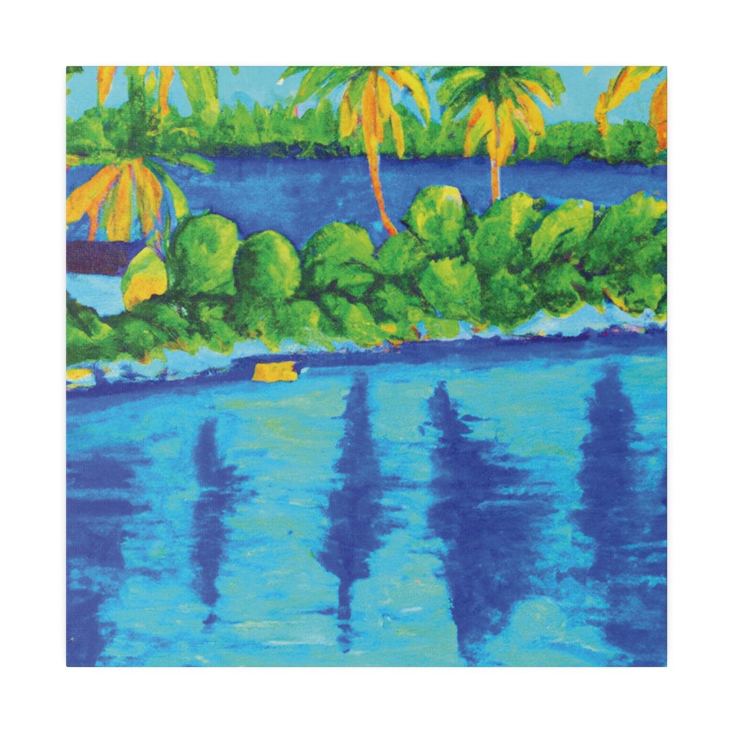 825Y - Bahamas Ocean Painting Print | Bahamas | Ocean | Beach | Poster | Home Decor | Wall Art | Canvas