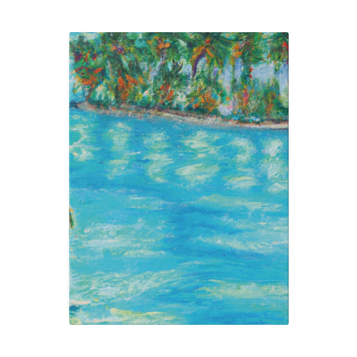 8625Q - Bahamas Ocean Painting Print | Bahamas | Ocean | Beach | Poster | Home Decor | Wall Art | Canvas