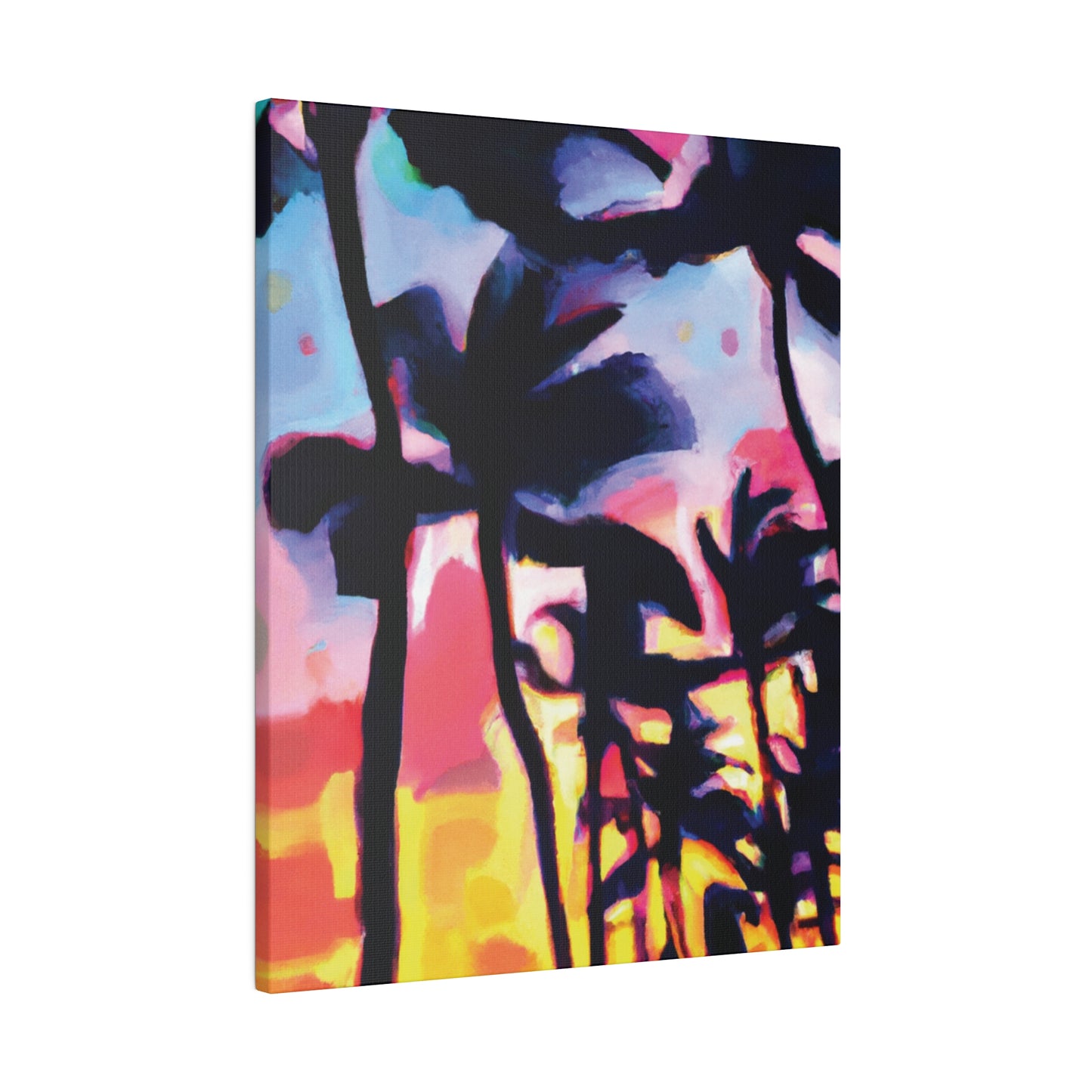 2637V - Miami Beach Sunset Painting Print | Miami | Beach | Sunset | Poster | Home Decor | Wall Art | Canvas