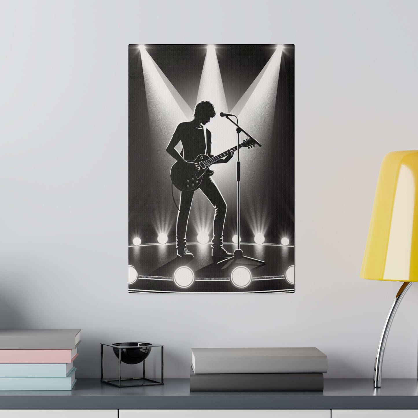 5482Z - music art work, rockstar gifts, musician gift ideas, guitar art work, guitar artwork, guitar wall art canvas, playing guitar, decor