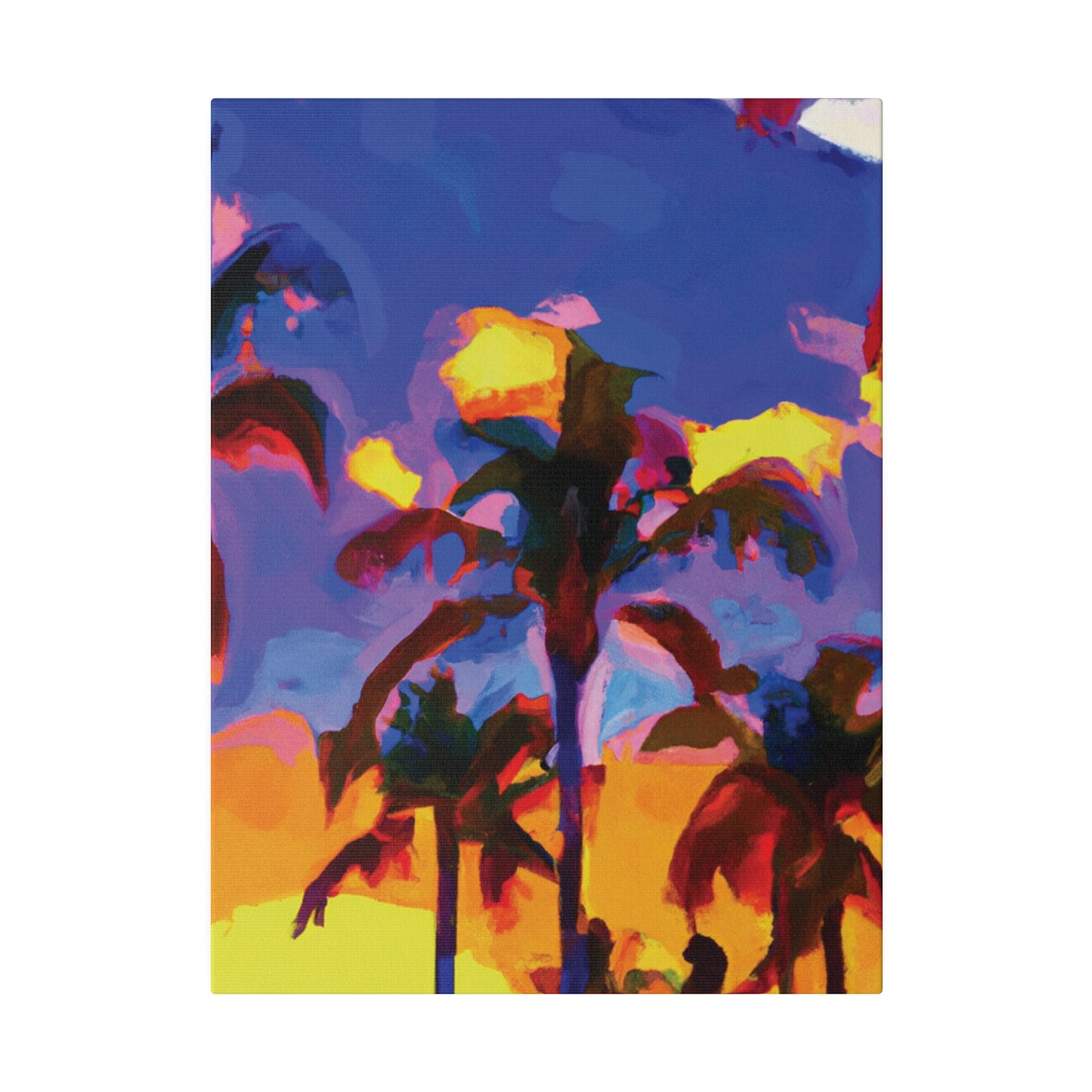 3162U - Miami Beach Sunset Painting Print | Miami | Beach | Sunset | Poster | Home Decor | Wall Art | Canvas