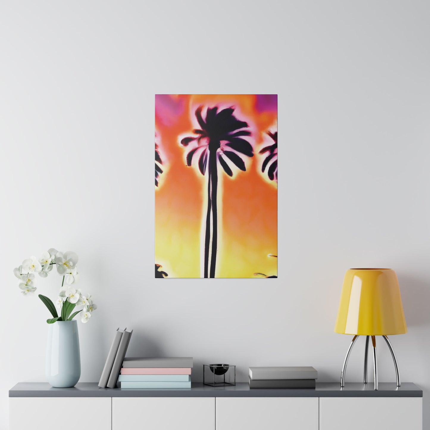 3814X - Miami Beach Sunset Painting Print | Miami | Beach | Sunset | Poster | Home Decor | Wall Art | Canvas