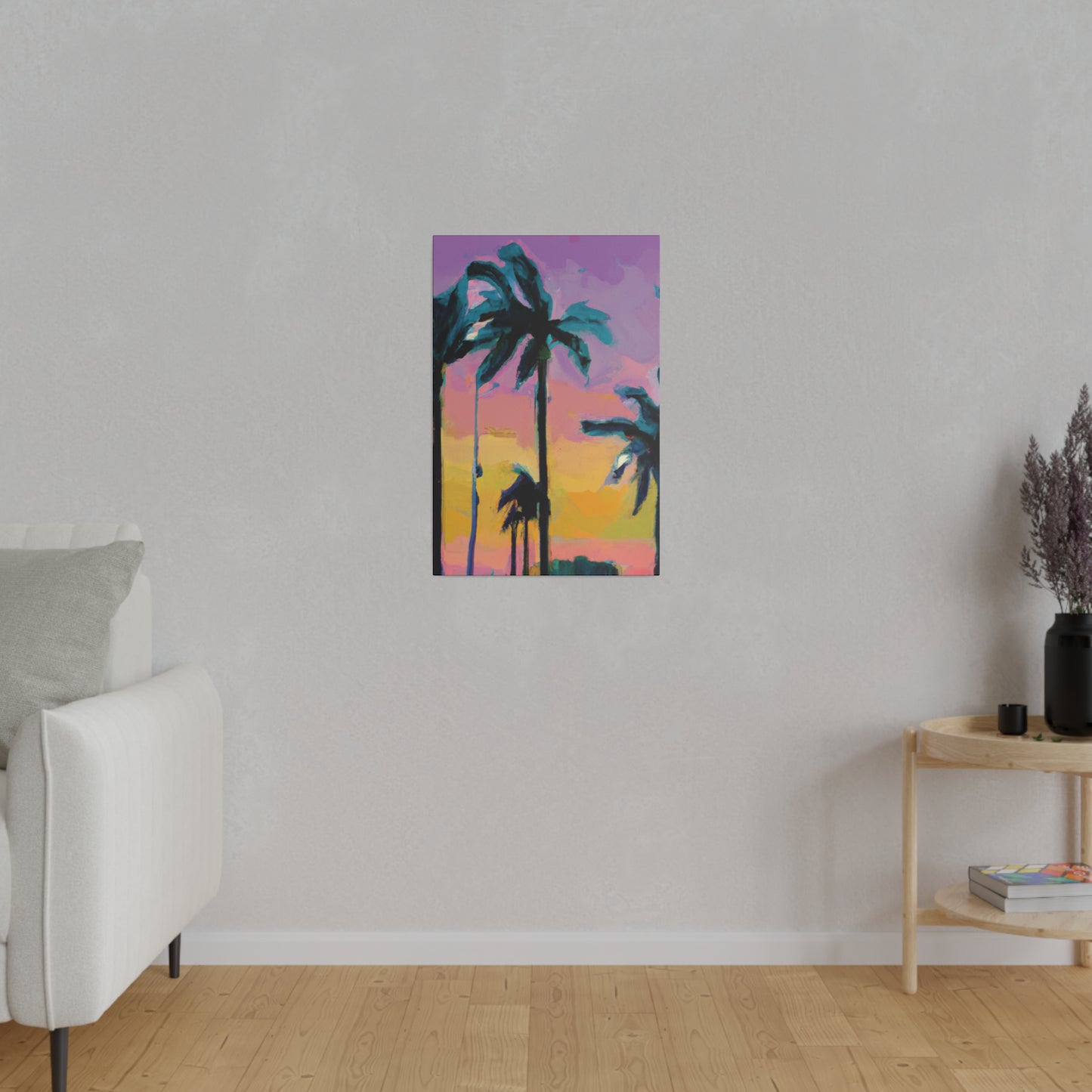 510K - Miami Beach Sunset Painting Print | Miami | Beach | Sunset | Poster | Home Decor | Wall Art | Canvas