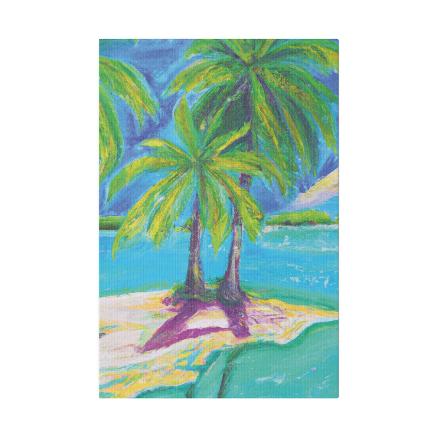 6632P - Bahamas Ocean Painting Print | Bahamas | Ocean | Beach | Poster | Home Decor | Wall Art | Canvas