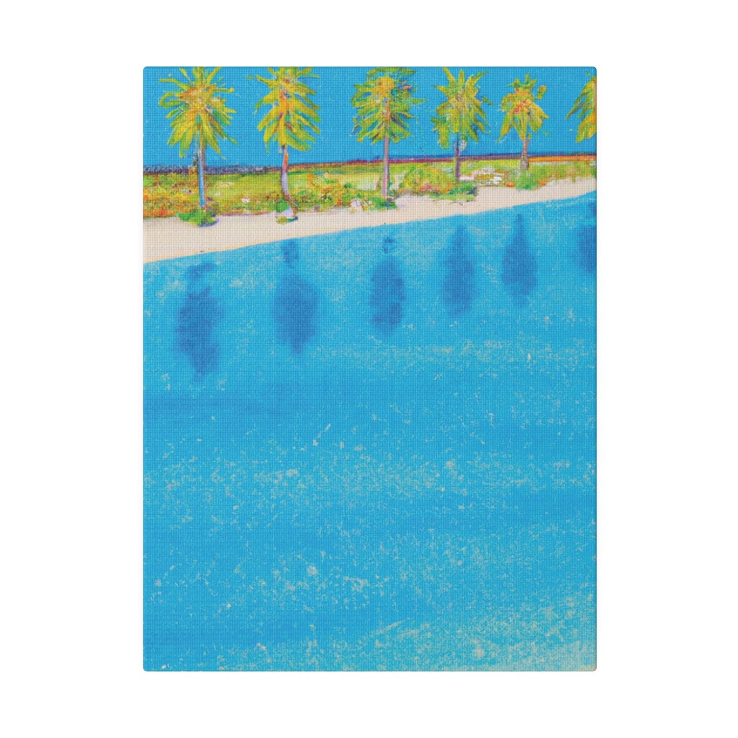 3877G - Bahamas Ocean Painting Print | Bahamas | Ocean | Beach | Poster | Home Decor | Wall Art | Canvas