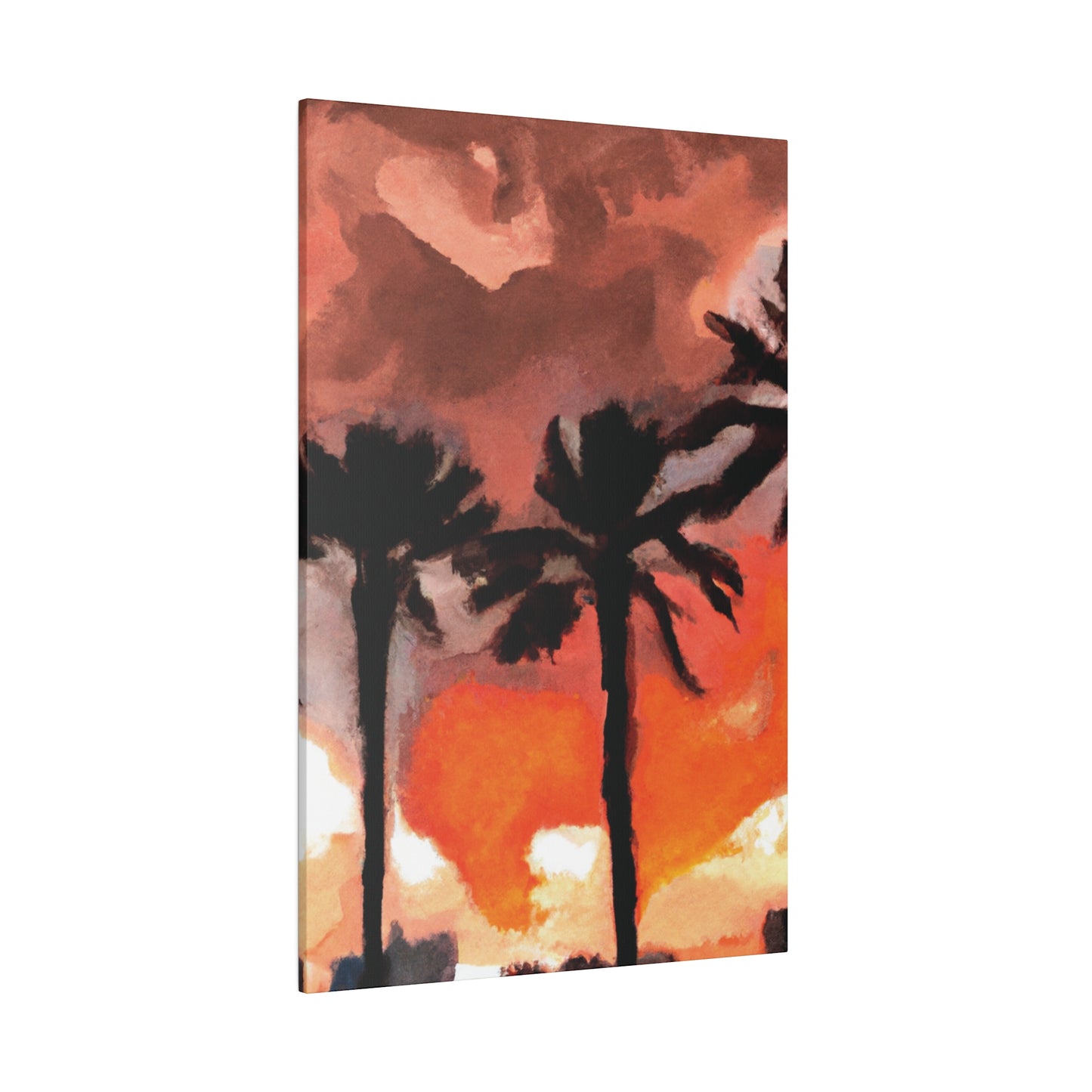 9073X - Miami Beach Sunset Painting Print | Miami | Beach | Sunset | Poster | Home Decor | Wall Art | Canvas