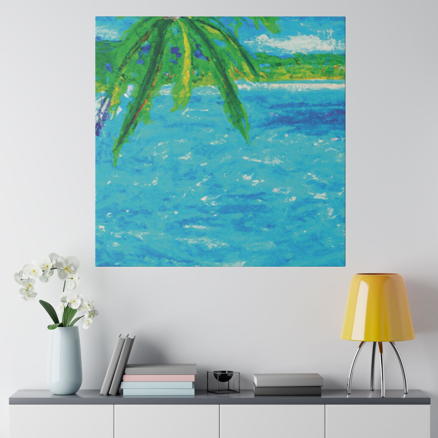 7355H - Bahamas Ocean Painting Print | Bahamas | Ocean | Beach | Poster | Home Decor | Wall Art | Canvas