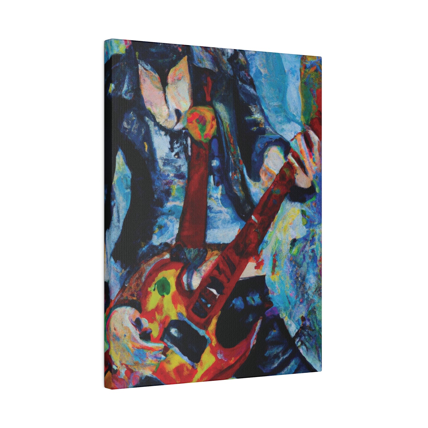 7105A - Rockstar Oil Painting Style Print | Poster | Home Decor | Wall Art | Music Art | Canvas