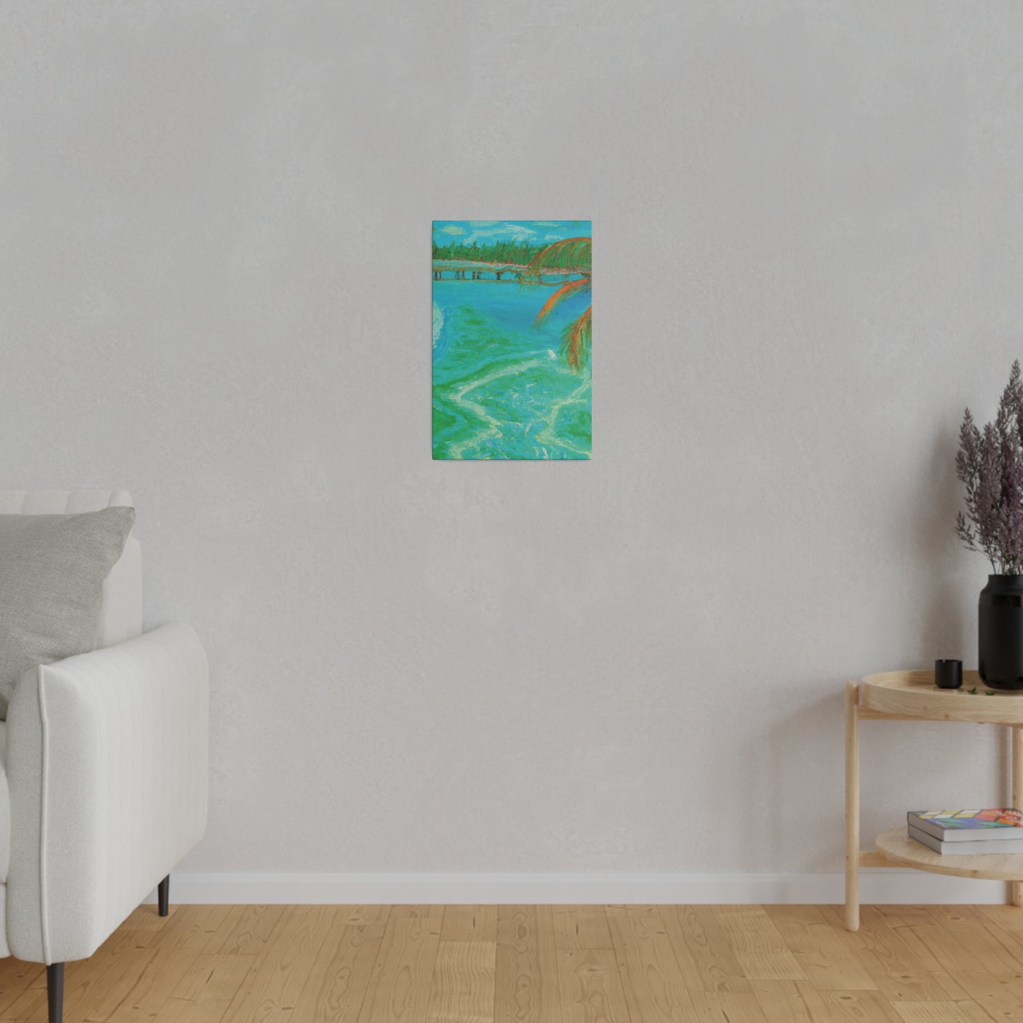 8864B - Bahamas Ocean Painting Print | Bahamas | Ocean | Beach | Poster | Home Decor | Wall Art | Canvas