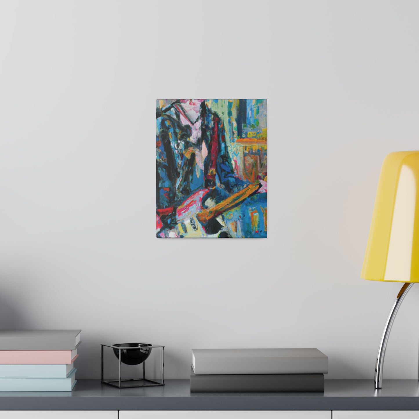 4712U - Rockstar Oil Painting Style Print | Poster | Home Decor | Wall Art | Music Art | Canvas