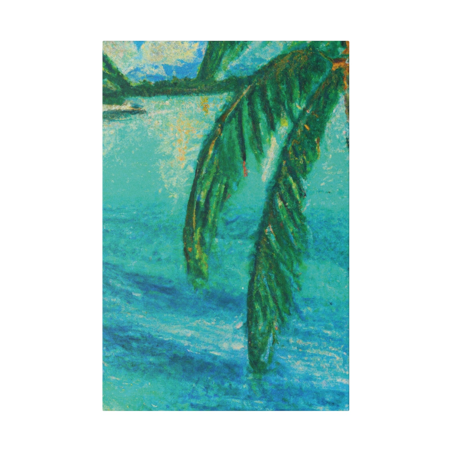 7714W - Bahamas Ocean Painting Print | Bahamas | Ocean | Beach | Poster | Home Decor | Wall Art | Canvas