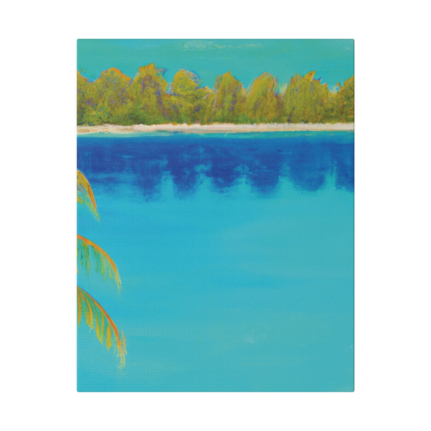 9134K - Bahamas Ocean Painting Print | Bahamas | Ocean | Beach | Poster | Home Decor | Wall Art | Canvas