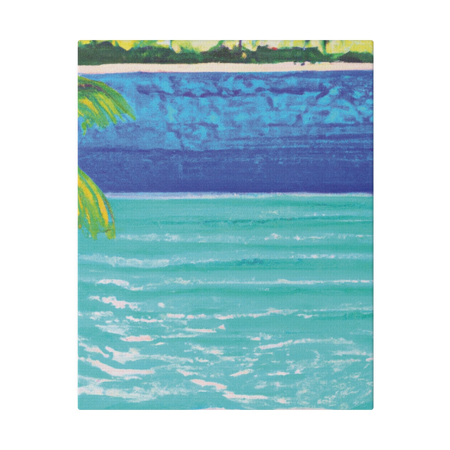 4234Z - Bahamas Ocean Painting Print | Bahamas | Ocean | Beach | Poster | Home Decor | Wall Art | Canvas