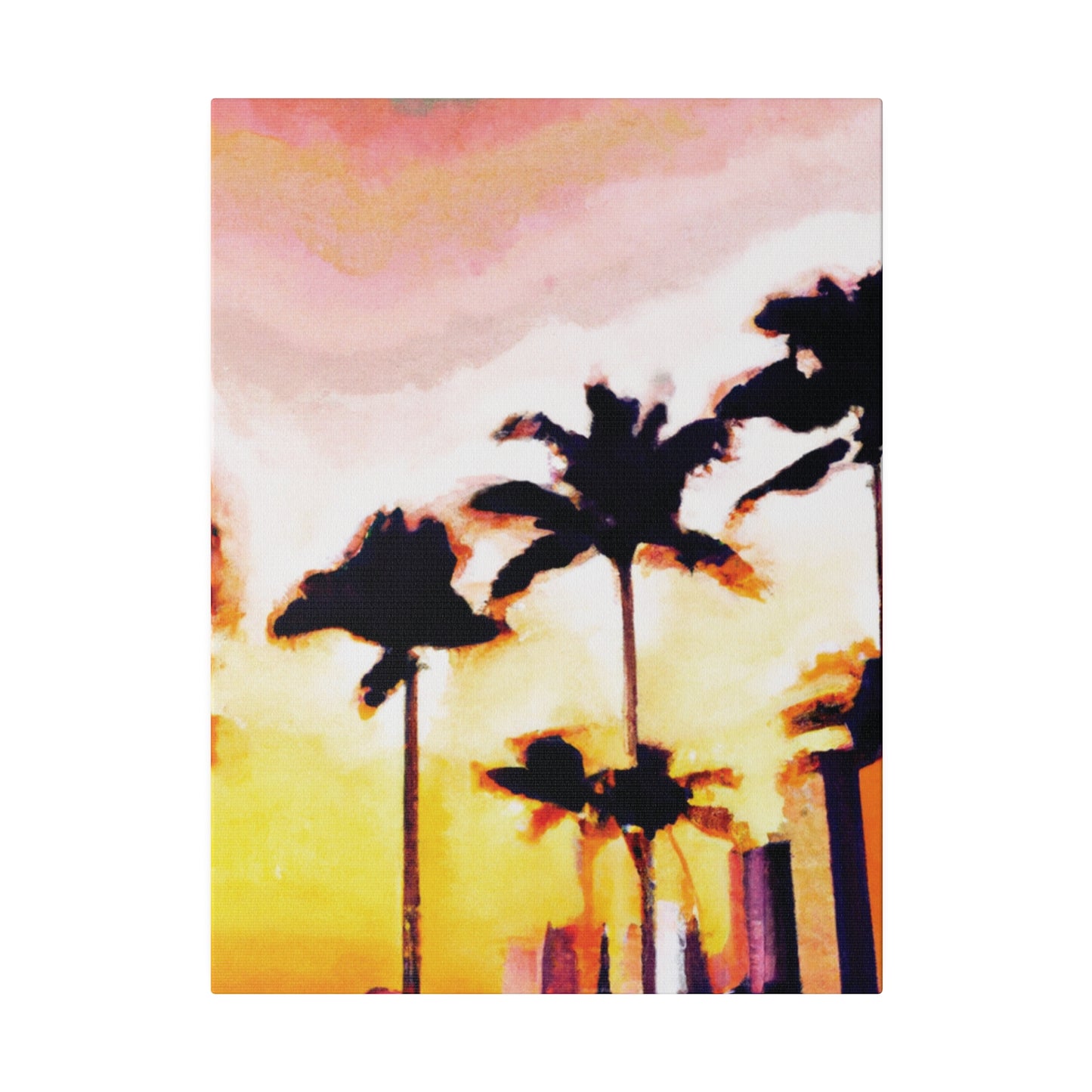 8005X - Miami Beach Sunset Painting Print | Miami | Beach | Sunset | Poster | Home Decor | Wall Art | Canvas