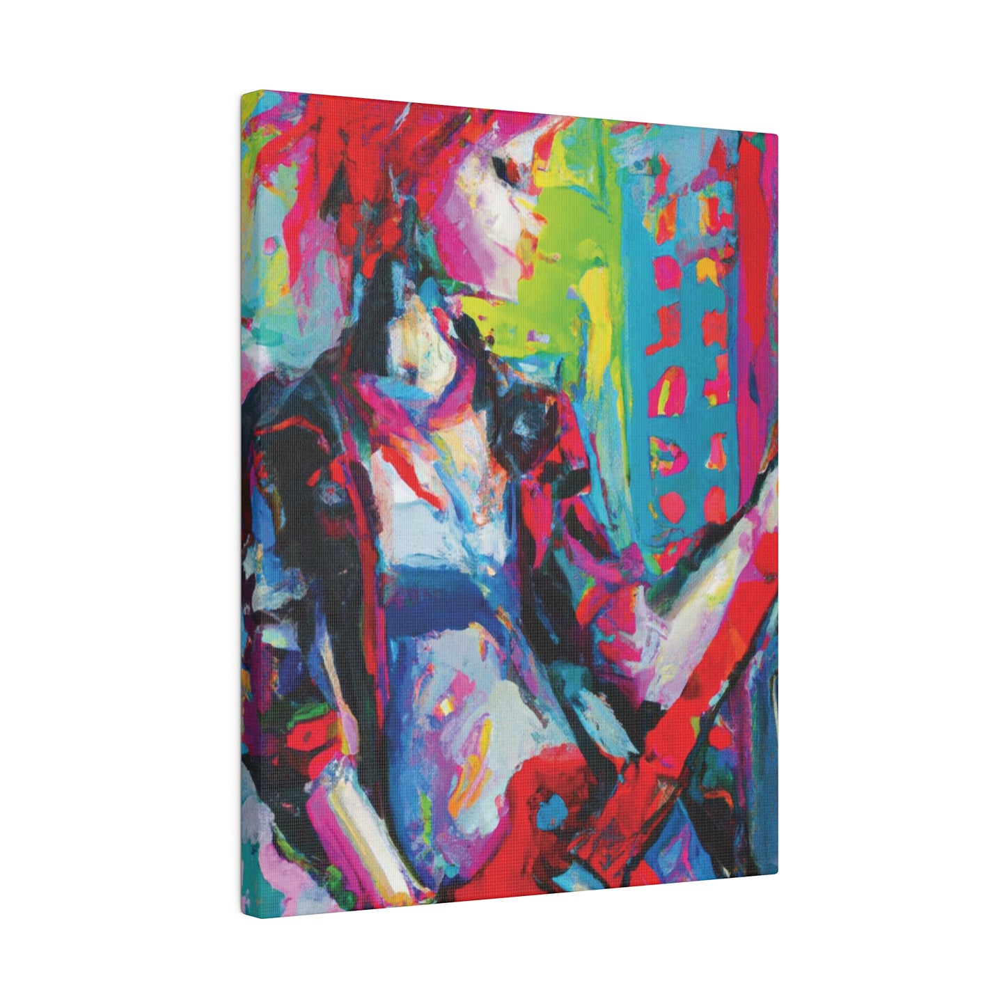 2177U - Rockstar Oil Painting Style Print | Poster | Home Decor | Wall Art | Music Art | Canvas