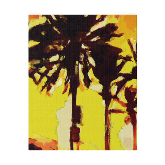 8336Q - Miami Beach Sunset Painting Print | Miami | Beach | Sunset | Poster | Home Decor | Wall Art | Canvas