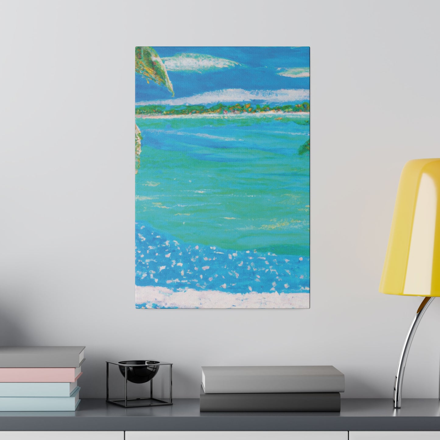 4740W - Bahamas Ocean Painting Print | Bahamas | Ocean | Beach | Poster | Home Decor | Wall Art | Canvas