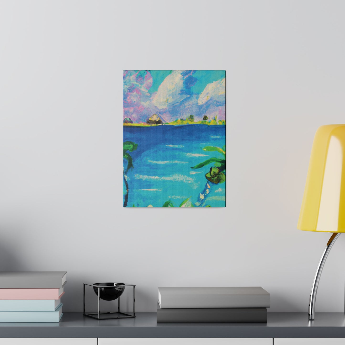 5634K - Bahamas Ocean Painting Print | Bahamas | Ocean | Beach | Poster | Home Decor | Wall Art | Canvas