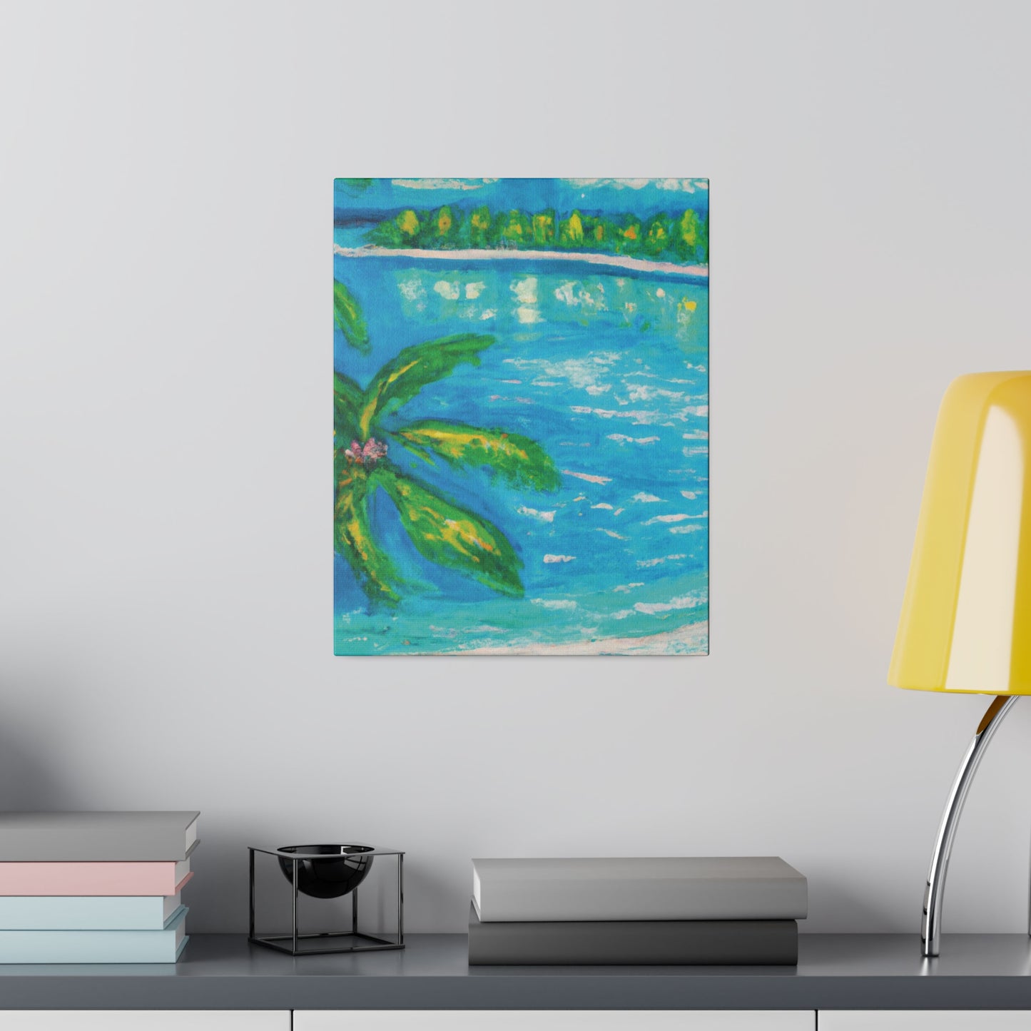 8776T - Bahamas Ocean Painting Print | Bahamas | Ocean | Beach | Poster | Home Decor | Wall Art | Canvas