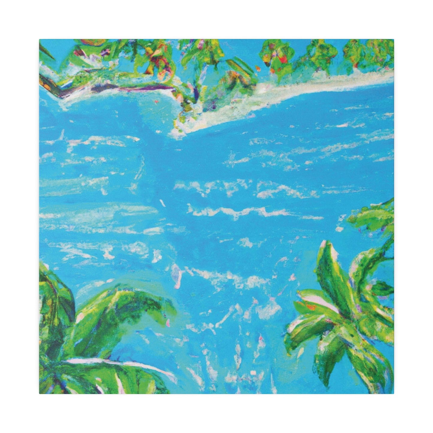 9413O - Bahamas Ocean Painting Print | Bahamas | Ocean | Beach | Poster | Home Decor | Wall Art | Canvas