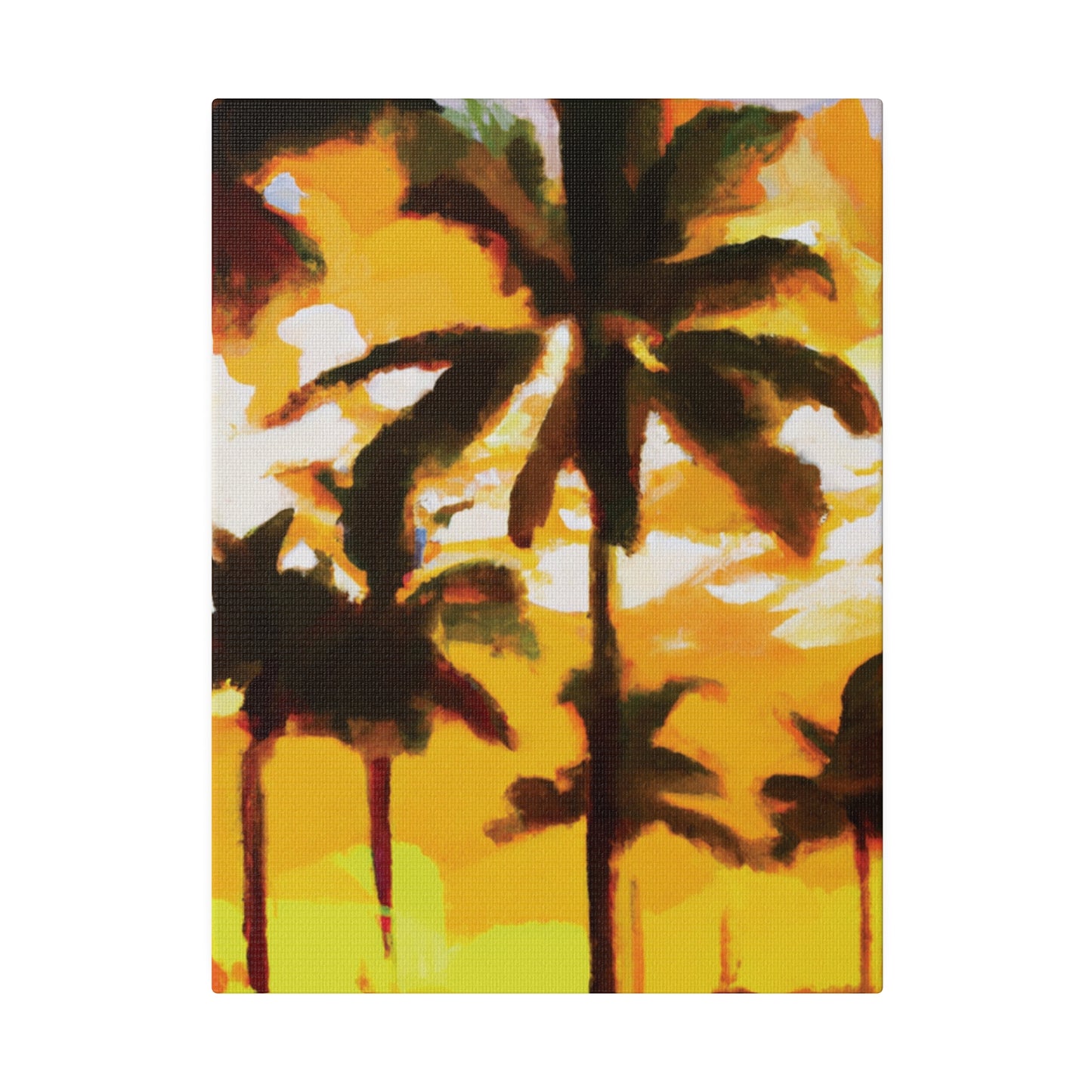 3197H - Miami Beach Sunset Painting Print | Miami | Beach | Sunset | Poster | Home Decor | Wall Art | Canvas