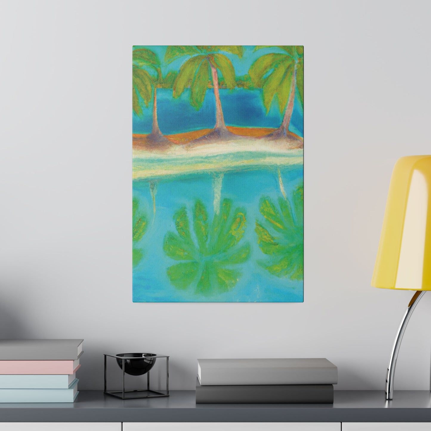 3294K - Bahamas Ocean Painting Print | Bahamas | Ocean | Beach | Poster | Home Decor | Wall Art | Canvas