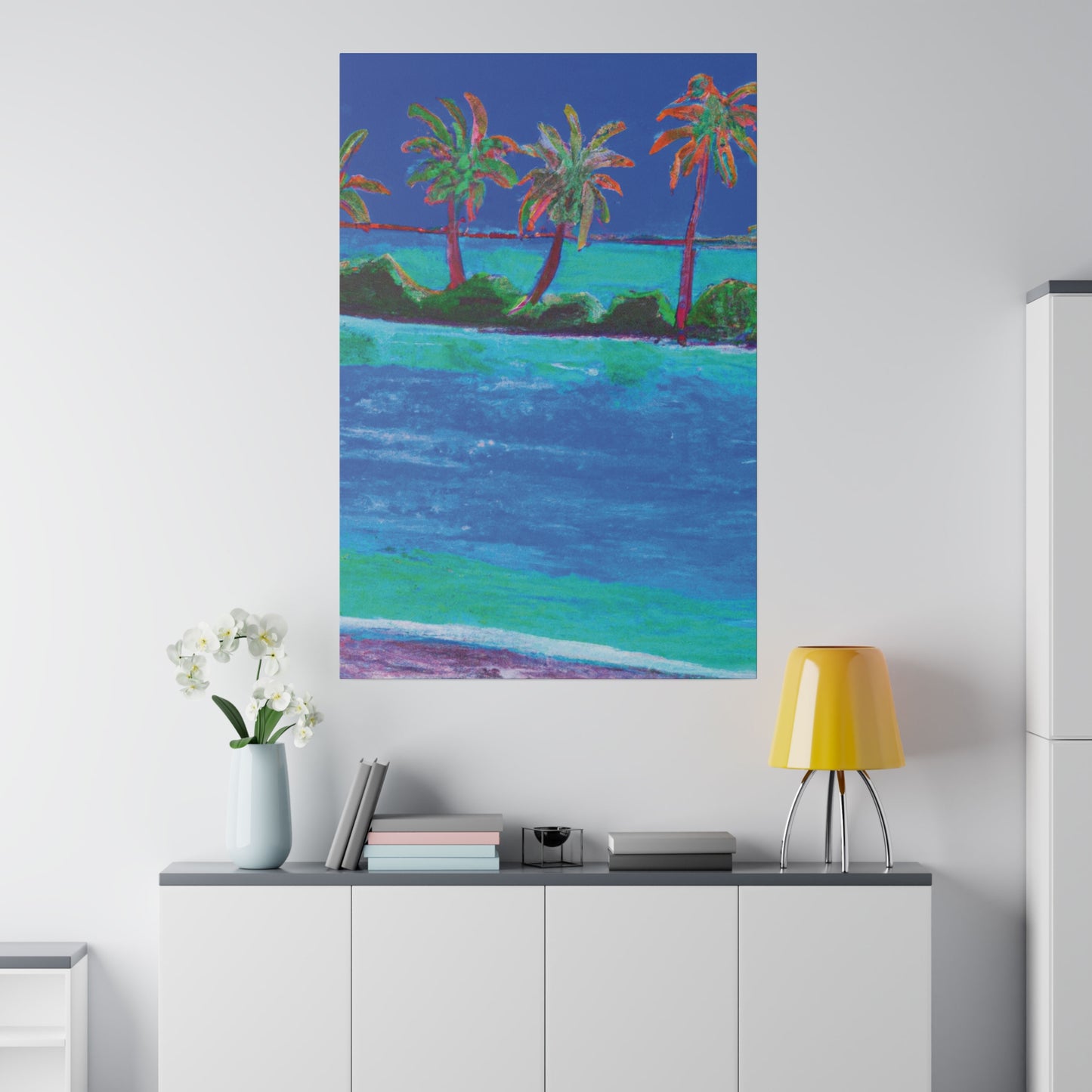 7454G - Bahamas Ocean Painting Print | Bahamas | Ocean | Beach | Poster | Home Decor | Wall Art | Canvas