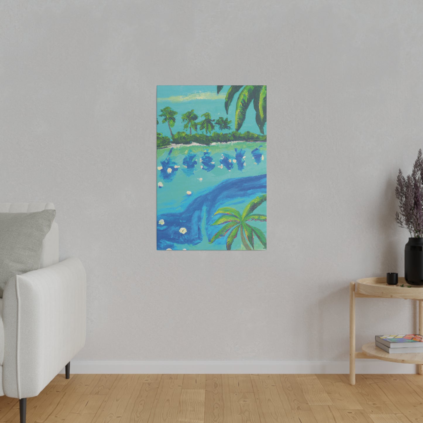 7772T - Bahamas Ocean Painting Print | Bahamas | Ocean | Beach | Poster | Home Decor | Wall Art | Canvas