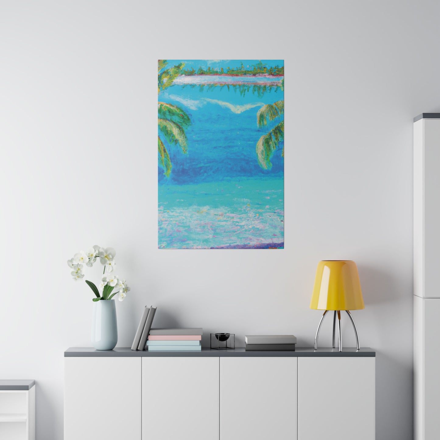 8159P - Bahamas Ocean Painting Print | Bahamas | Ocean | Beach | Poster | Home Decor | Wall Art | Canvas