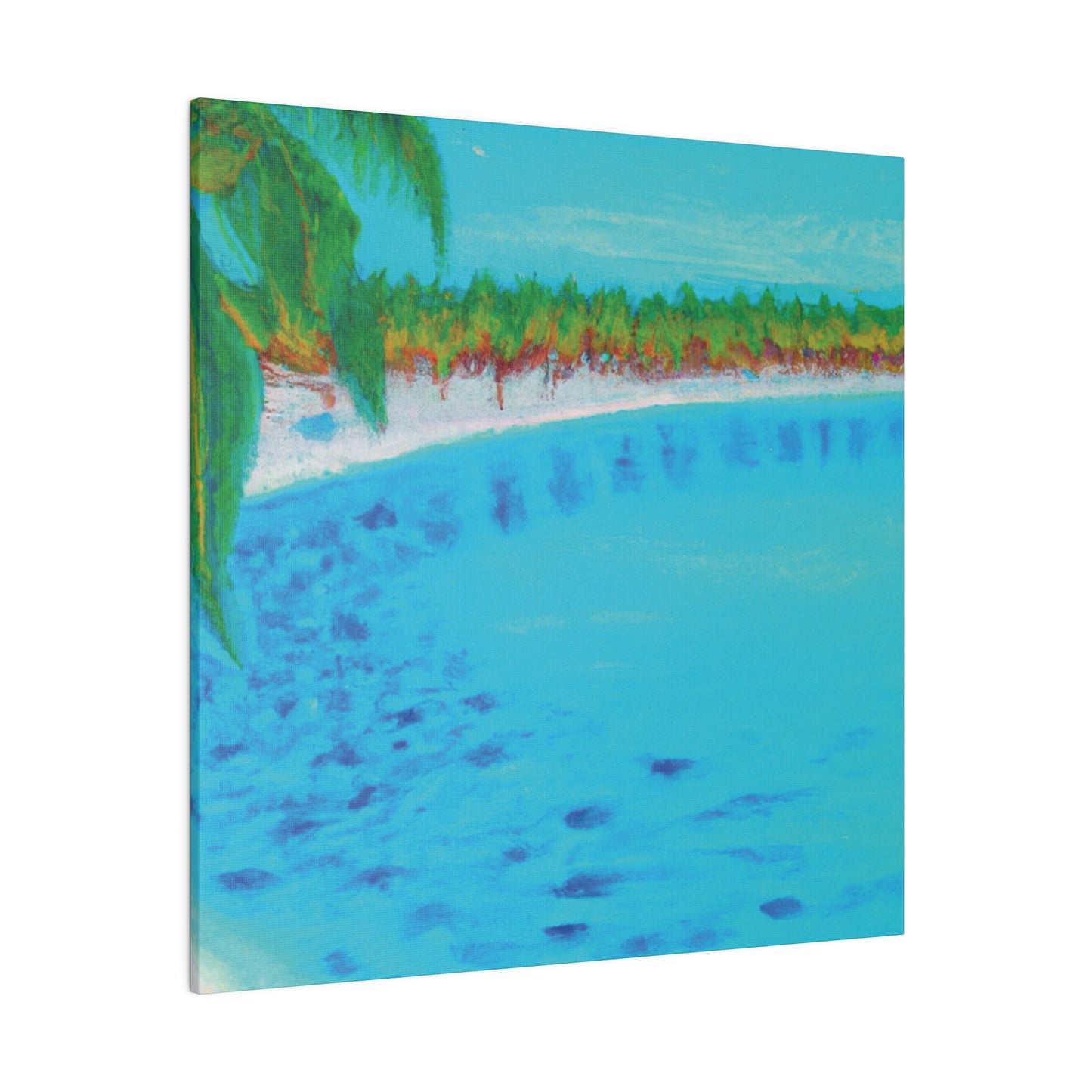 9677R - Bahamas Ocean Painting Print | Bahamas | Ocean | Beach | Poster | Home Decor | Wall Art | Canvas